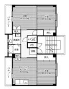 3DK floorplan of Village House Ishinomaki in Toyohashi-shi