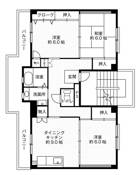 Planta 3DK Village House Ooshima em Hiratsuka-shi