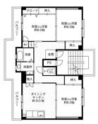 3DK floorplan of Village House Ooshima in Hiratsuka-shi