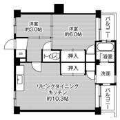 2LDK floorplan of Village House Koga in Koga-shi