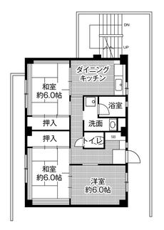 3DK floorplan of Village House TSU in Tsu-shi