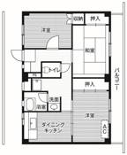 3DK floorplan of Village House Gosho in Ichihara-shi