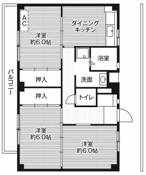 3DK floorplan of Village House Ninomiya in Naka-gun