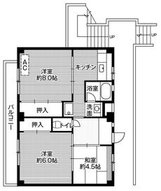 Minuma-ku मा Village House Ooya को 3DK फ्लोरप्लान