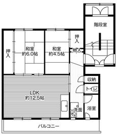 Sơ đồ phòng 2LDK của Village House Boyo ở Nemuro-shi