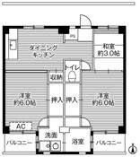 3DK floorplan of Village House Terao in Takasaki-shi