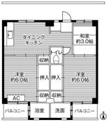 Takasaki-shi मा Village House Terao को 3DK फ्लोरप्लान