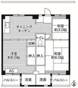 3DK floorplan of Village House Terao in Takasaki-shi