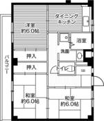 Matsudo-shi मा Village House Kushizaki को 3DK फ्लोरप्लान