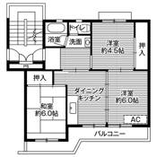 3DK floorplan of Village House Sakai Minato Dai 3 in Sakaiminato-shi