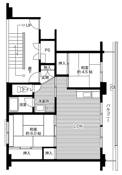 2LDK floorplan of Village House Kawamoto in Fukaya-shi
