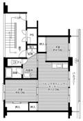 2LDK floorplan of Village House Shoou Dai 2 in Katsuta-gun