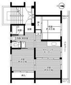 3DK floorplan of Village House Takasai in Shimotsuma-shi