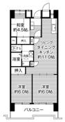 3LDK floorplan of Village House Kounan Tower in Naka-ku