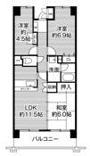 3DK floorplan of Village House Kyougamine Tower in Toyota-shi
