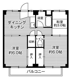 3DK floorplan of Village House Noda in Kariya-shi