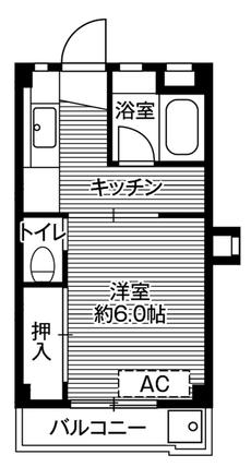 1K floorplan of Village House Zama in Zama-shi
