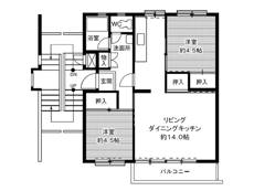 Planta 2LDK Village House Sasagawa em Yokkaichi-shi