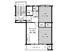 Planta 2DK Village House Sasagawa em Yokkaichi-shi