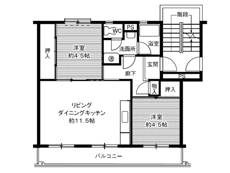 Yokkaichi-shi मा Village House Sasagawa को 2LDK फ्लोरप्लान