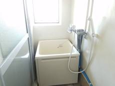 Phòng tắm của Village House Tarui ở Fuwa-gun