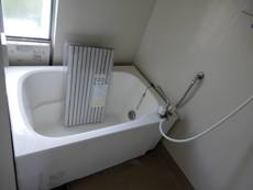 Phòng tắm của Village House Mori ở Shuuchi-gun
