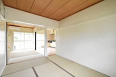 Living Room in Village House Shikadani in Katsuyama-shi