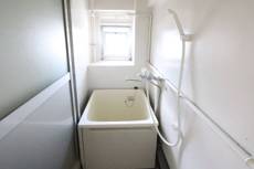 Phòng tắm của Village House Makabe ở Soja-shi